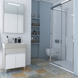 Тумба под раковину Акватон Верди 60см белый/ясень фабрик 1A207701VDAV0